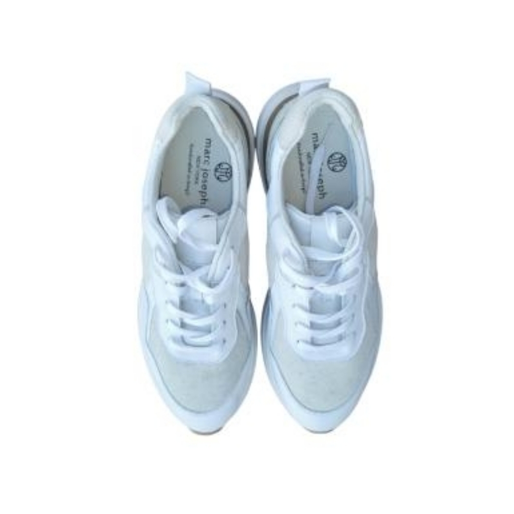 Marc Joseph NY Grant Calf Leather White Athletic Sneaker Shoe Women 10.5 Brazil - Picture 10 of 14
